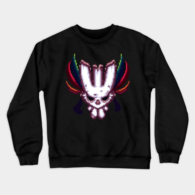 Voodoo mask Pixelart Crewneck Sweatshirt by HogFrog